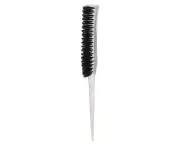 Rat Tail Teasing Brush Glitter Handle Soft Nylon Back Combing Teasing Hair Brush For Back Combing