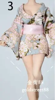 1/12 TBleague Female Short Kimono Suit Clothes Fit 6in Figure PH TBL DOLL Toy