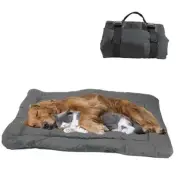 Outdoor Travel Dog Bed,Portable Crate Mat Waterproof Anti-Slip, Kennel Pad