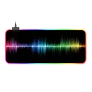 80x30cm RGB Mouse Pad Large Light LED Gaming Keyboard Cover Non-Slip Rubber Base Computer Carpet Desk Mat PC Game