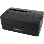 StarTech.com Single Bay USB 3.0 to SATA Hard Drive Docking Station, USB 3.0 (5 Gbps) Hard Drive Dock, External 2.5/3.5" SATA HDD/SSD Dock - Hard SATA