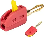 Speaker Plugs Wire Connector,Speaker Banana Plugs Connector,Quick Con-Nect Banana Jack,for Spea-ker Wire, Sound Systems