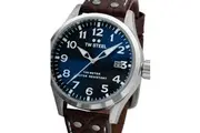 TW Steel VS101 Blue Dial Brown Leather Unisex Watch