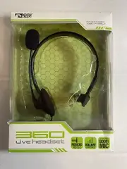 KMD Komodo X-Box 360 Live Headset New in Box Black
