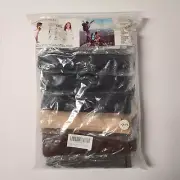 6 Pairs of Knee High Compression Comfy Warm Socks L/XL Multicolor UNISEX NEW!