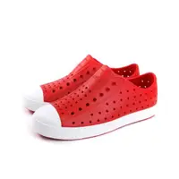 在飛比找ETMall東森購物網優惠-native JEFFERSON 懶人鞋 洞洞鞋 紅色 小童