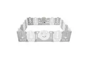 Baby Playpen 20 Panels Safe Fence Kids Enclosure Kidbot Activity Centre Safety Barrier Foldable Gate Play Yard Rabbit Design