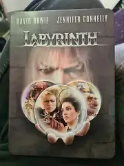 Labyrinth Collector's Edition DVD David Bowie & Jennifer Connelly STEEL CASE