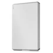 LaCie 2TB Mobile Drive USB 3.1 Type-C Portable Hard Drive - Moon Silver