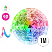 Home Master® RGB LED Strip Lights Remote Controlled Various Modes 1m