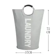 Large laundry bag 600D polyester - Grey White