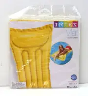 Intex Economat 1 YELLOW 72in X 27in Pool Mat Inflatable Lounger