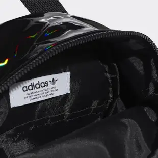 【adidas 愛迪達】BACKPACK MINI PU 黑色 鐳射 迷你後背包(GD1659)