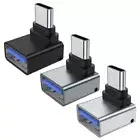 90 Degree USB C to USB Adapter Type C Connector for MacBook iPhone 15 16 Pro Max