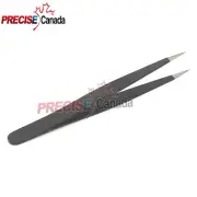FINE POINT JEWELRY TWEEZERS BLACK COLOR COATED PICK-UP AND GRASPING TOOLS