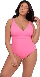 [S3 Swim] Women's Plunge One Piece Swimsuit