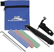 Diamond Machine Technology (DMT) DMTADELUXE Fixed Blade,Hunting Knife,Outdoor,Camping, 3-Piece