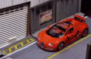 CR Mortal 1:64 Red Veyron SS Super Racing Sports Model Diecast Metal Car