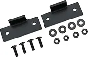 MagiDeal Repair Hinge Set Record Player Dustproof Cover Premium Repair Tabs Hinge Brackets Turntable Dust Cover for Sl-q2 SL-3200, Black