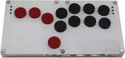 Peakloong Slim Finger Joystick Full Button Arcade Fight Controller Game Controller with Hot-Swap Function for Favorite Arcade Game 23.6 X 12.5 X 1.5CM