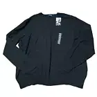 Jack Nicklaus Sweater Golden Bear Mens Black V-Neck Golf