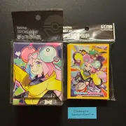 Pokémon Center Japan Iono Card Sleeves + Deck Box ~ US SELLER