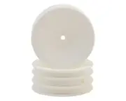 Schumacher 12mm 1/10 2WD Buggy Front Hex Wheels (White) (2) [SCHU4368]