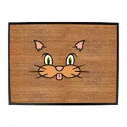 Animal Cat Animal Face Ani Mates - Funny Novelty Doormat Man Cave Floor mat