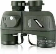 10X50 Binoculars Marine Military BAK4 Prism Waterproof With Compass Rangefinder