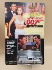 Johnny Lightning James Bond 007 Goldeneye Silver Aston Martin 1:64 Die Cast Car
