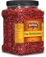 Whole Pink Peppercorns by It's Delish, 18 OZ Jumbo Reusable Container