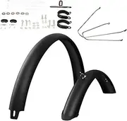 Road Bike Fenders, Mountain Bike Mud Guards, Full Cover Extra Wide Front and Rear Set Mudguards