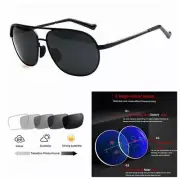 Men's Aviator Retro Multifocal Progressive Photochromic Reading Glass +1.0~+3.0