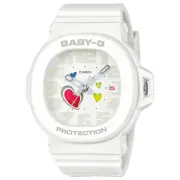 Casio Baby-G BGA-10-7AJF White Analog Quartz Watch PLAYFUL HEARTS Japan