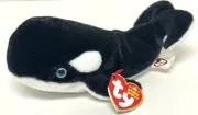 Ty Beanie Babies ANCHOR the Whale 7.5" NEW MWMTs Plush Stuffed Animal Toy