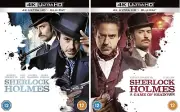 Sherlock Holmes (2009) & A Game of Shadows (2011) 4K UHD Blu-Ray Bundle NEW