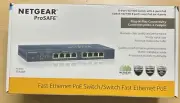 NEW Netgear ProSAFE® 8-port 10/100 Switch with 4-port Power over Ethernet