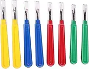 ULDIGI 12PCS Large Seam Rippers Ergonomic Thread Unpickers with Plastic Handle for Sewing and Crafting for Removing Unwanted Tags Random Color Random Color