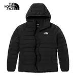 【THE NORTH FACE】TNF 防潑水羽絨外套 M BELLEVIEW STRETCH DOWN HOODIE APFQ 男款 黑(NF0A7W7PJK3)