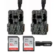 (2) Browning Defender Pro Scout Max HD Trail Game Camera Bundle (24MP) BTCPSMHD