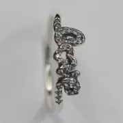 NEW AUTHENTIC PANDORA RING SIGNATURE OF LOVE MULTIPLE SZ 190928CZ W SUEDE POUCH