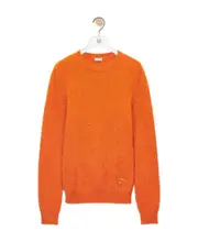 Sparkle sweater in viscose XS orange