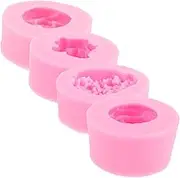 PLAFOPE Silicone Flower Molding Kit 4PCS Flower Mold DIY Epoxy Silicone Molds for Decor Ornament