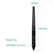 1 Graphic Tablet Drawing Battery-Free Stylus Pen For Huion KAMVAS Pro 22