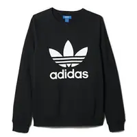 在飛比找蝦皮商城優惠-Adidas Crew Sweatshirt Logo 黑色