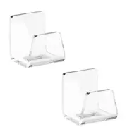 Clear Acrylic Kitchen Sink Sponge Holders 2PCS for Sponges, Dishcloths &5982