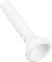Abaodam White Trumpet Mouthpiece Replacement for Beginners and Professionals Portable Design for Tone Elegant Appearance for Musicians Easy to Carry