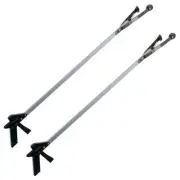 2PK 40" Lightweight Reacher Grabber Pick Up Tool Reaching Aid w/ Suction Cup End