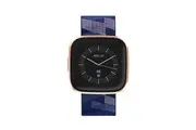 Fitbit Versa 2 SE SmartWatch Navy & Pink Woven /Copper Rose - As New