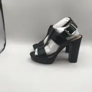 MICHAEL Michael Kors Womens Becker T Strap T-Strap Heels 9.5 Medium